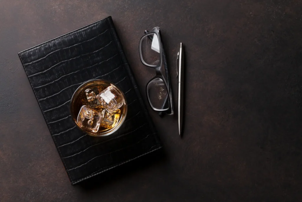 whiskey with ice business office supplies