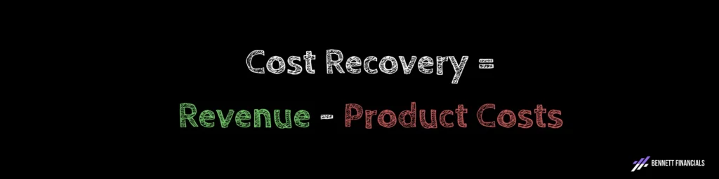 Cost Recovery Method formula