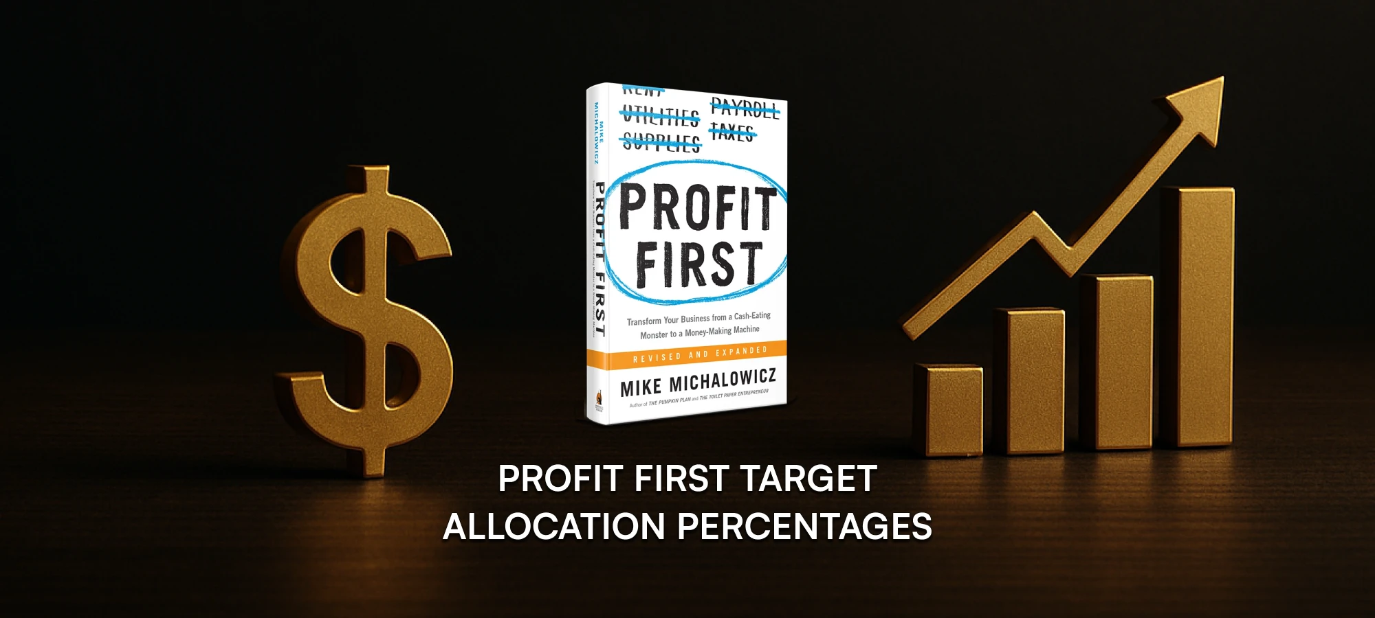 Profit First book on stylized desk